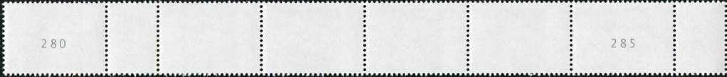 0,05€, Mi.Nr.3296 **  500er Rolle 6er Streifen 2x EAN Code A, Nr. Typ 2, 3-3stellig Nr