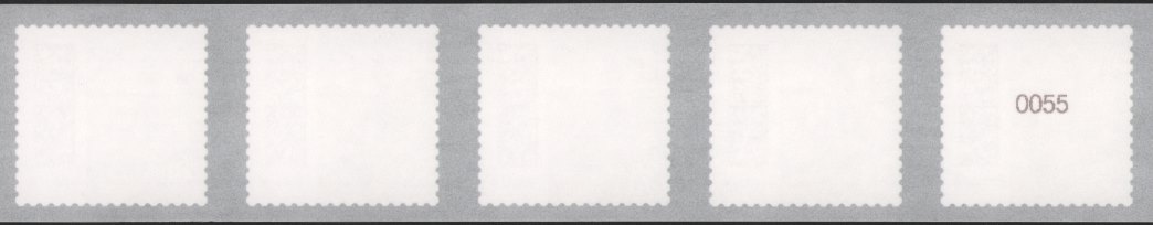 1,00€, Mi.Nr.3653 II **, 5er Streifen mit 2stelliger Nr. ungerade (00)75, 5000er Rolle