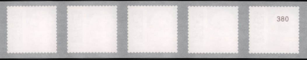 0,32€ , Mi. Nr. 3711 **, 5er Streifen mit 3stelliger Nr. gerade ohne Null, 5000er Rolle