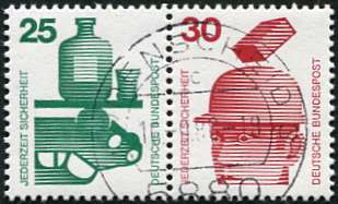 Bund ZDR W45 gestempelt