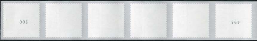RA_6er_500er_Rolle_Nr_Typ28.jpg_1 0,30€, Mi. Nr. 3740 **, 500er Rolle RA 6 Nr. kopfstehend