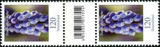 bu120_3447_sz2a_100er_rolle.jpg_1 1,20€, Mi.Nr.3447 ** 100er Rolle SZ2 mit 1 stelliger Nr. ungerade, EAN Code A