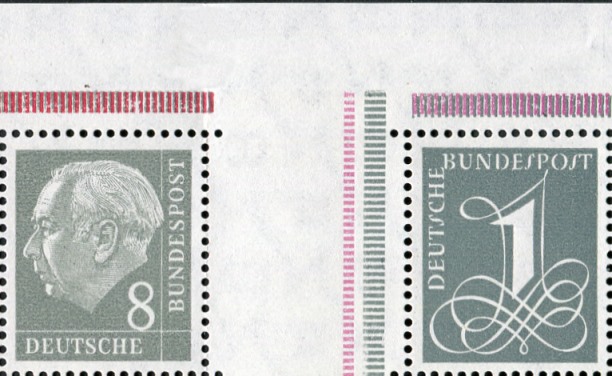 Bund ZDR WZ15 aIV YII ** Oberrand rechts