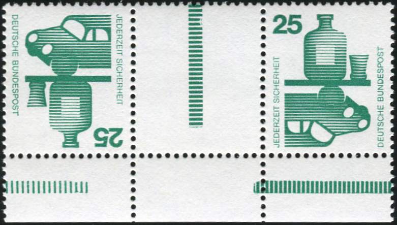 Bund ZDR KZ8.10 ** Unterrand, Strl  3-4mm verkürzt