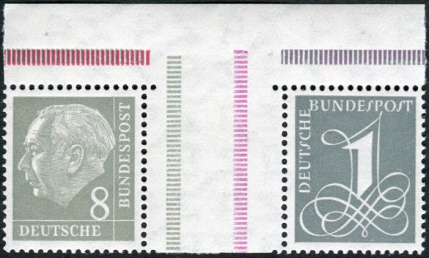 Bund ZDR WZ 15 aI X b ** Oberrand rechts