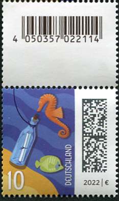 0,10€, Mi.Nr.3723 **, SZ3, ohne Nr. ,Druck RJE, Neues EAN Feld