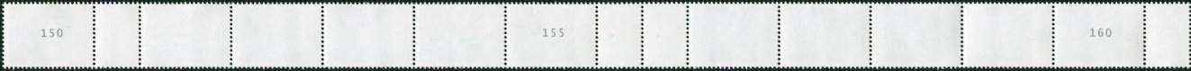 0,10€, Mi.Nr.3314 **  200er Rolle 11er Streifen 3x EAN Code A, Nr. Typ 2, 3-3-3stellig Nr, g-u-g