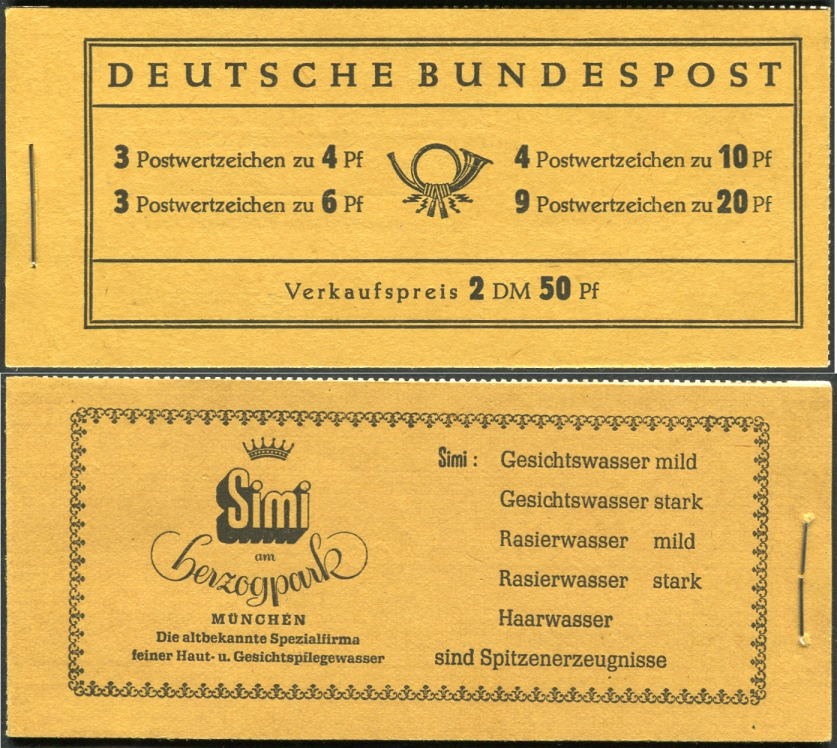 MH 1 **, RLV XXIVb aus der Nachauflage