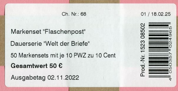 FB 138 I Label Typ 3 nur Ch. Nr., Prod. Nr. 1523 08502  Druck  BDB
