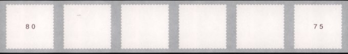 0,95€ , Mi. Nr. 3903 **, 6er Streifen mit 2stelliger Nr., ohne Null, 100er Rolle