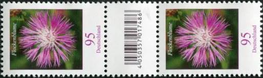 bu095_3470_sz2a_200er.jpg_1 0,95€, Mi.Nr.3470 ** 200er Rolle SZ2 mit 1 stelliger Nr. ungerade, EAN Code A