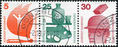 Bund ZDR W44 gestempelt