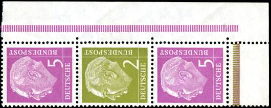 Bund ZDR ER S20 ** Eckrand unten rechts
