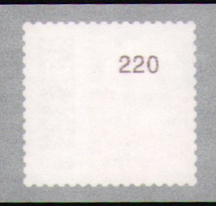 0,32€, Mi.Nr.3711 ** 5000er Rolle Einzelmarke mit 3stelliger Nr., gerade