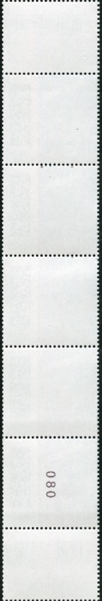 1,10€, Mi.Nr.3671 II ** 1. Auflage, 5er Streifen 2stellige Nr. g/u, 2x EAN Code,