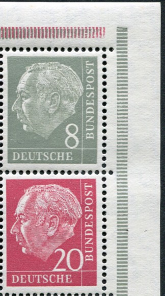 Bund ZDR ER5.2, S49 YI.I 1 ** Eckrand oben rechts