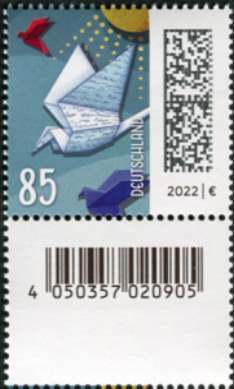 0,85€, Mi.Nr.3645 II **, SZ1, 3stellig ungerade