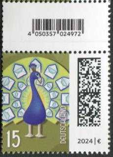 0,15€, Mi.Nr.3843 ** ,SZ3 mit EAN Code ohne Nr.