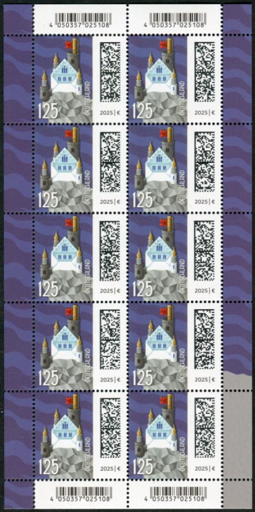 125Cent Welt der Briefe 10er Bogen, Druck Bagel Security-Print GmbH ( BSP )