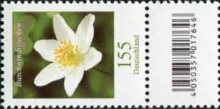 bu155_3472_sz1a_500er.jpg_1 1,55€, Mi.Nr.3472 **  500er Rolle SZ1 mit 1 stelliger Nr. ungerade, EAN Code A