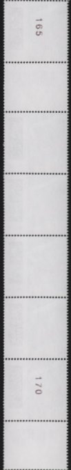 1,10€, Mi.Nr.3671 II ** 1. Auflage, 6er Streifen 2x EAN Code, 2-2stellig Nr.