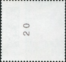 1,10€, Mi.Nr.3671 II ** 2. Auflage, SZ1 mit 2stelliger gerader Nr.