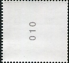 0,10€, Mi.Nr.3723K **, SZ2, gerade Nr. 2 oder 3 stellig , Druck RJE, DMC Code kopfstehend