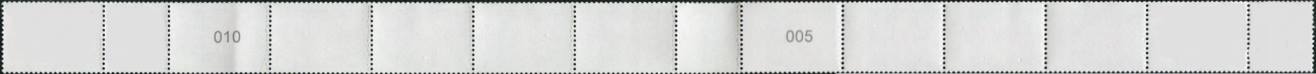 0.80€, Mi.Nr.3469II  ** 500er Rolle, RE 11er Streifen 2x EAN Code C , Nr. Type 3