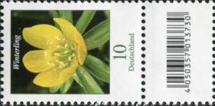 0,10€, Mi.Nr.3314 **  500er Rolle SZ1 mit 1 stelliger Nr. ungerade, EAN Code A