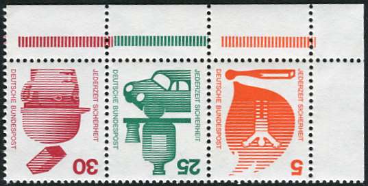 Bund ZDR ER W44.2 ** Eckrand, oben rechts