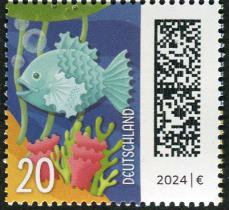 0,20€, Mi.Nr.3861 ** 200er Rolle, RA 6, 1x EAN Code, Druck Bundesdruckerei