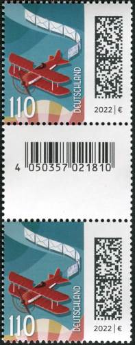1,10€, Mi.Nr.3671 II ** 1. Auflage, SZ2 mit Nr. 005 ungerade, EAN Code