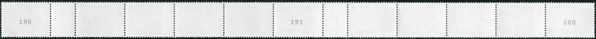 2,70, Mi.Nr.3475I **  200er Rolle RA 11er Streifen, 2x EAN Code A; Nr Type 2