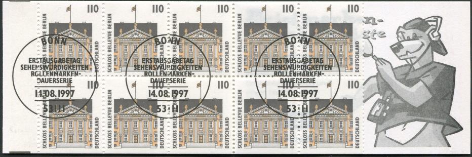 MH 35I  SII, k1a, A 50/4mm, NH mit Ersttagsstempel Bonn