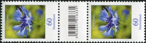 bu060_3468_sz2a_500er.jpg_1 0,60€, Mi.Nr.3468 **  500er Rolle SZ2 mit 1 stelliger Nr. ungerade, EAN Code A