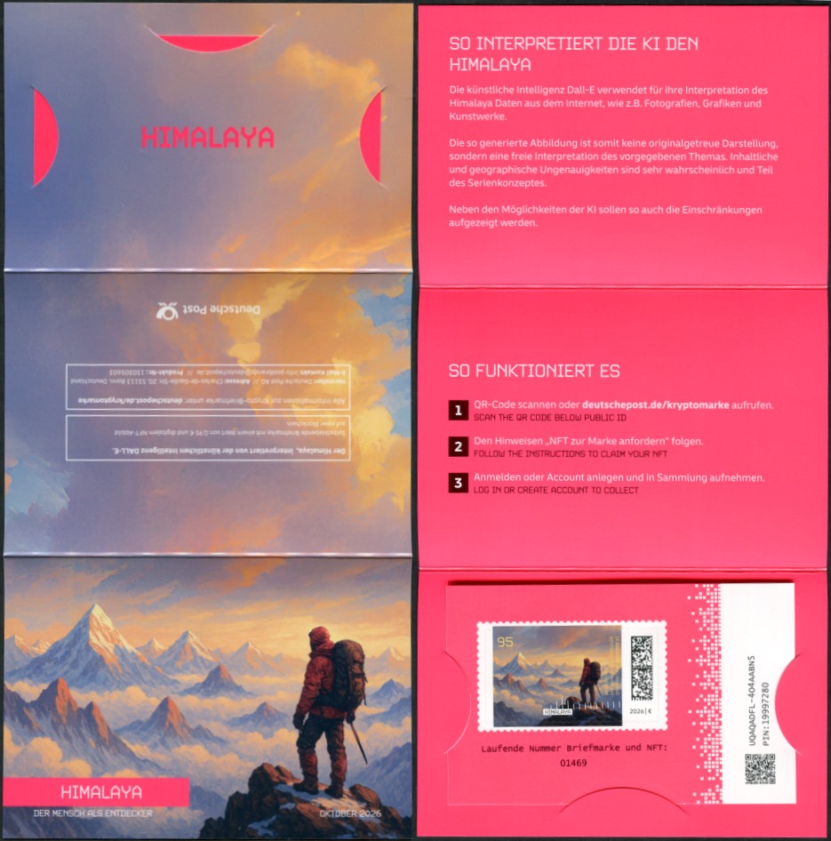 MH 136d ** Farbe pink