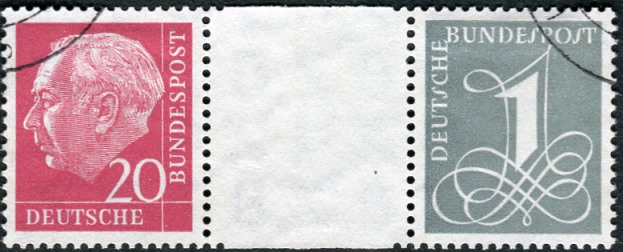 Bund ZDR WZ 16 b X gestempelt