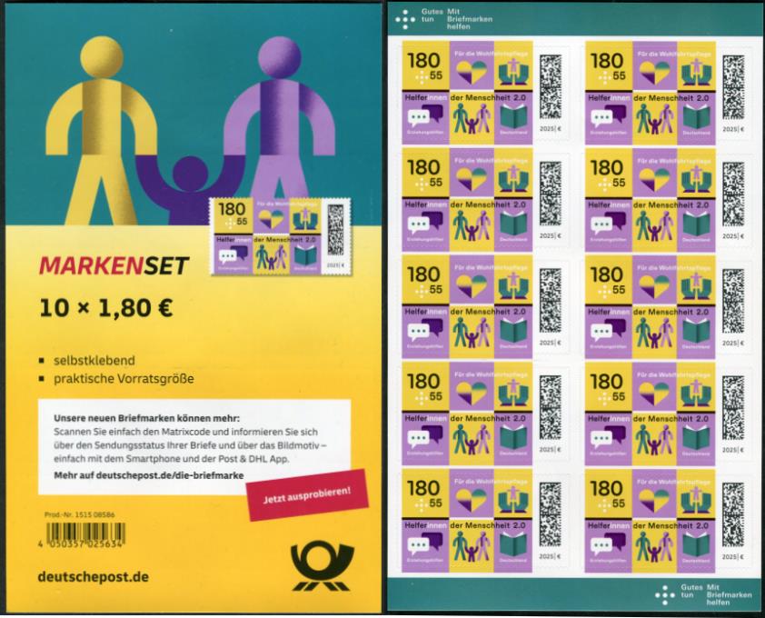 FB 147 ** mit DMC Code, Produkt Nr. 1515 08586, Druck Enschedé FB 147 ** mit DMC Code, Produkt Nr. 1515 08586, Druck Enschedé