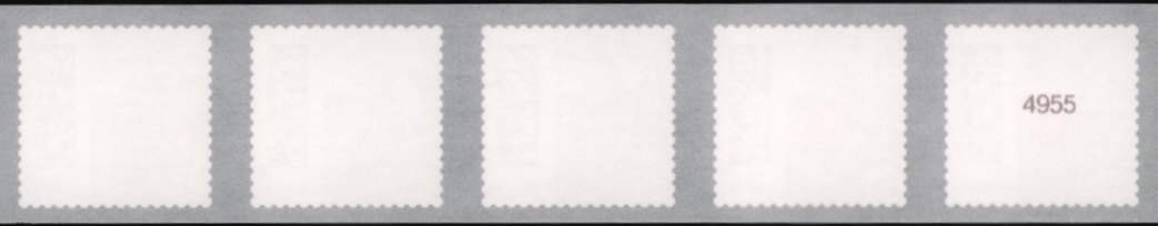 1,60€, Mi.Nr.3654IV **, 5er Streifen 4stelliger Nr., ungerade ,5000er Rolle