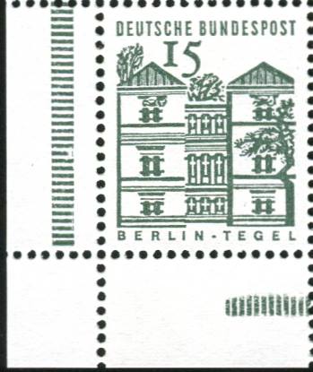 Bund ZDR ER 10.3 ** unten links, Strl siehe RLV VI