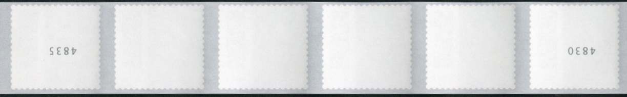 budr_6er_4stel_5000er_Rolle3.jpg_1 0,38€, Mi. Nr. 3742 **, 5000er Rolle 6er Streifen Nr. kopfstehend, 4-4stellig