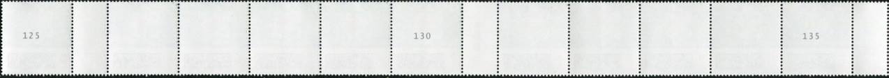 0,05€, Mi.Nr.3644 I **  200er Rolle 11er Streifen 3x EAN Code, 3-3-3stellig Nr, u-g-u
