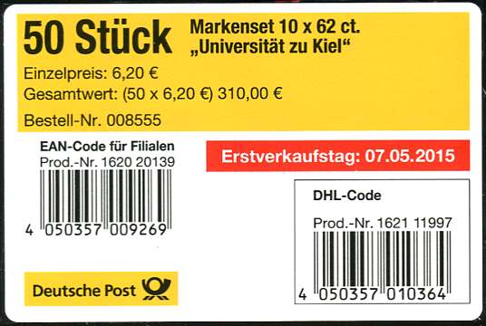 FB048 Ersttagverpackungslabel