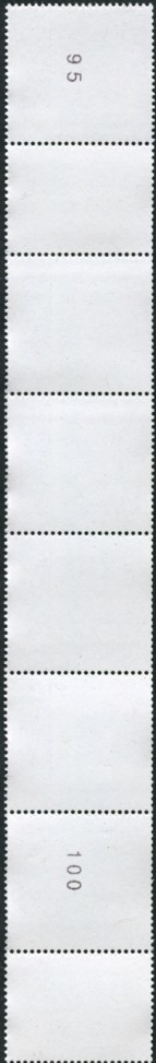 0,95€, Mi.Nr.3898 **  6er Str. 2-3stellige Nr., 2x EAN Code