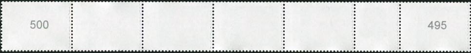 0.80€, Mi.Nr.3469II  ** 500er Rolle, Einzelmarke RA 6 1x EAN Code C , Nr. Type 3