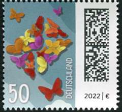 bu050_RM_QR_3714.jpg_1 0,50€, Mi.Nr.3714 II ** Einzelmarke ohne Nr. ,Druck RJE