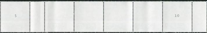 0,15€, Mi.Nr.3843 ** ,6er Streifen 2x EAN Code, 2-1stellig Nr.
