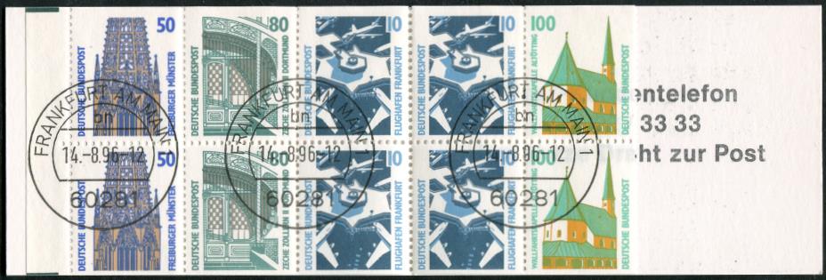 MH 34I Ersttagstempel Frankfurt B 49,5mm, NH MH 34I Ersttagstempel Frankfurt B 49,5mm, NH