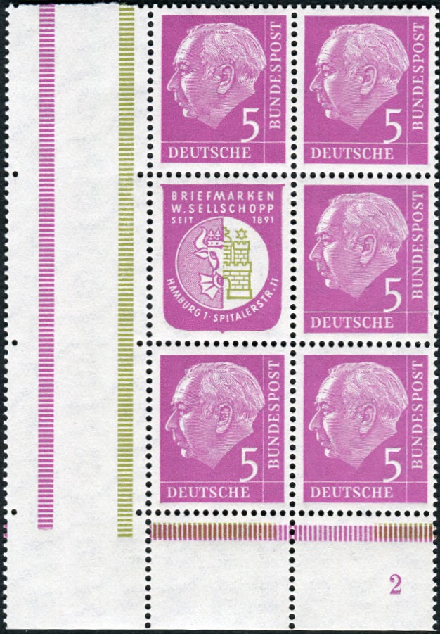 Bund ZDR S 44 UR ** PLF V + FN 2