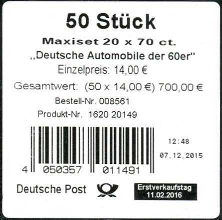 FB053 Verpackungslabel